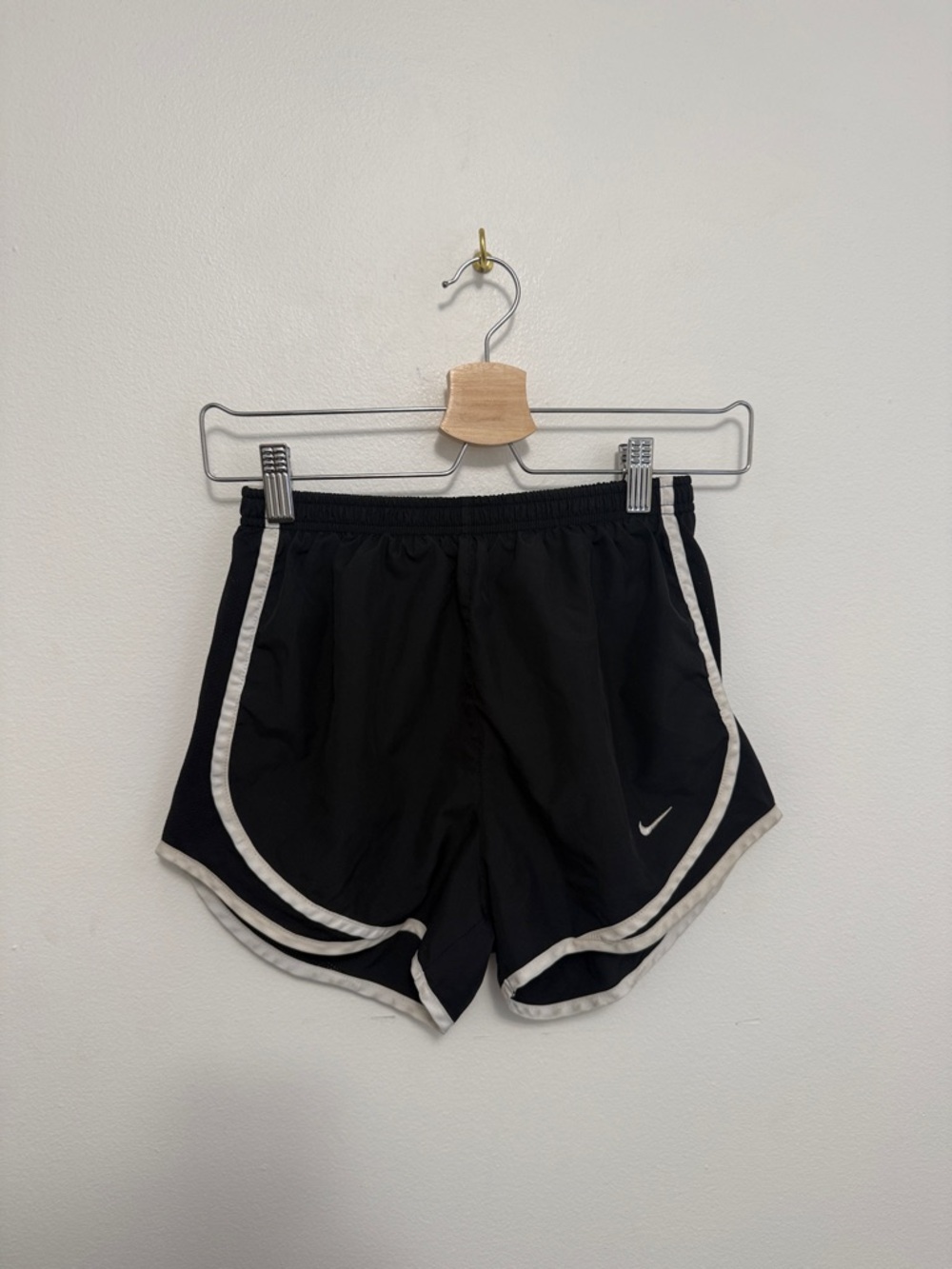 Nike Black + White Running Shorts
